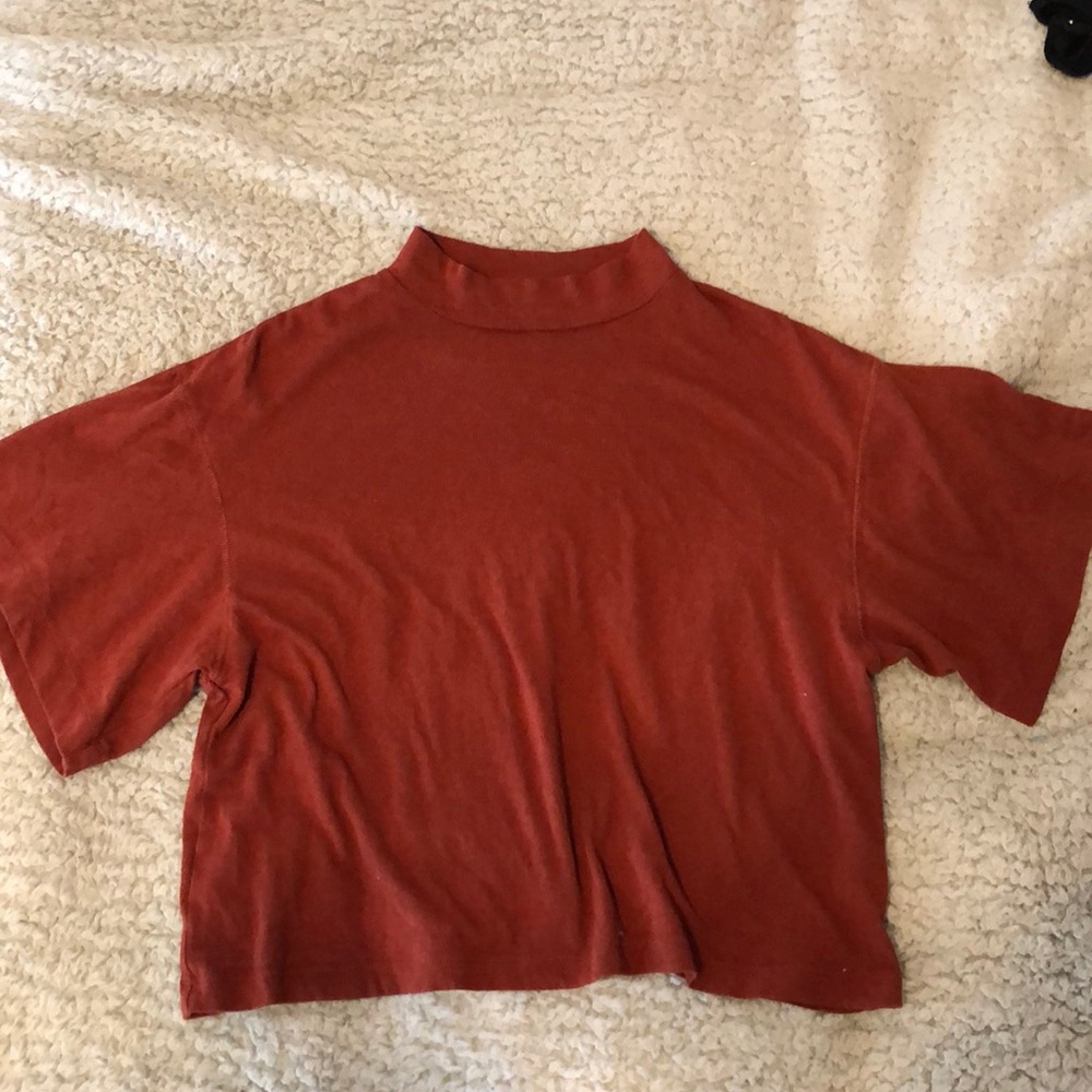 Free People High Neck Crop Top